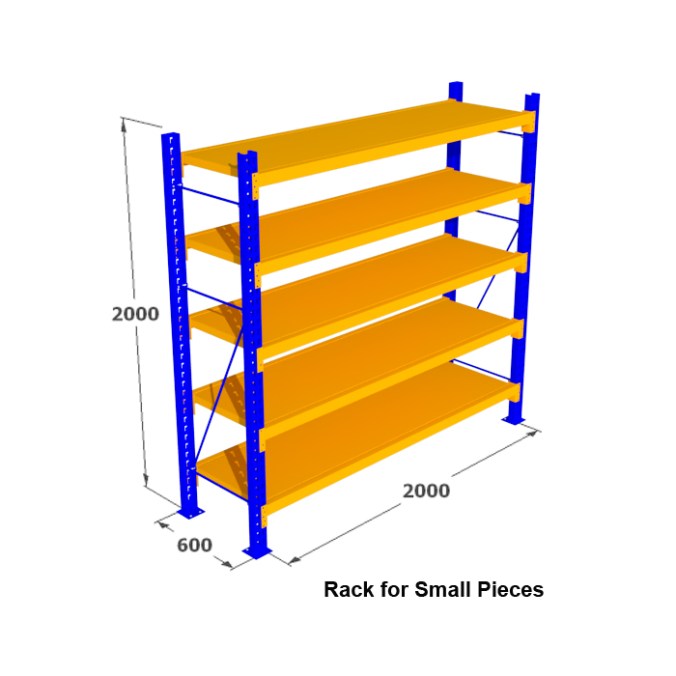 rack for small pieces